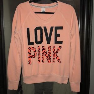 Victoria secret pink crew neck